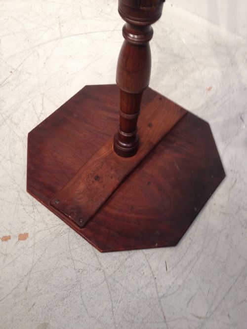 ANTIQUE MAHOGANY TRIPOD TABLE - ADDITIONAL PHOTO 2