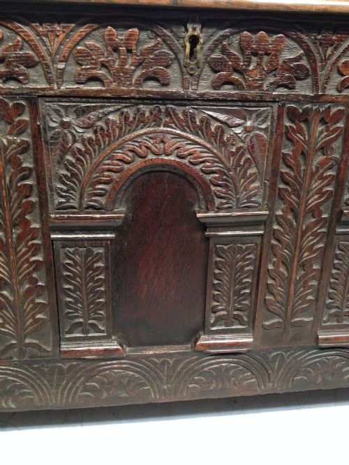 CHARLES II OAK COFFER - ADDITIONAL PHOTO 1