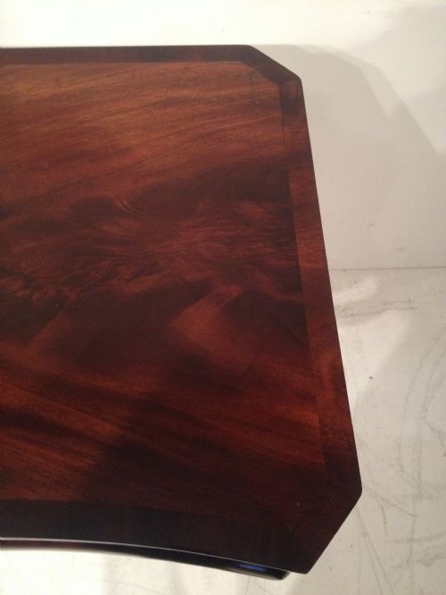 REGENCY MAHOGANY SEWING TABLE - ADDITIONAL PHOTO 3