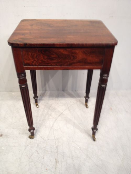 ANTIQUE ROSEWOOD LAMP TABLE - ADDITIONAL PHOTO 3