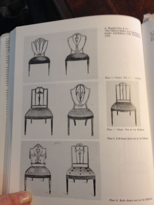 SET OF FOUR HEPPLEWHITE MAHOGANY CHAIRS - ADDITIONAL PHOTO 4