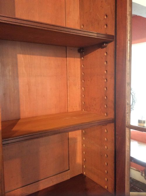 ANTIQUE MAHOGANY BOOKCASE - ADDITIONAL PHOTO 5
