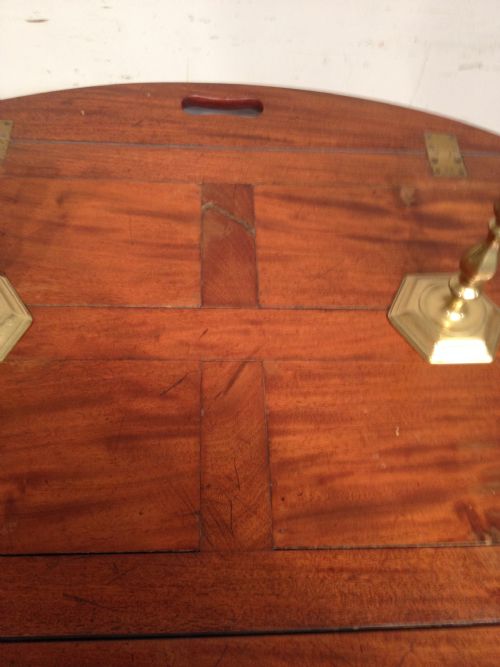 ANTIQUE GEORGIAN MAHOGANY BUTLER'S TRAY - ADDITIONAL PHOTO 3