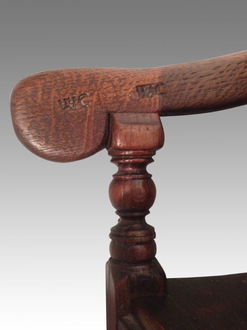 CHARLES II OAK CHILD'S CHAIR - ADDITIONAL PHOTO 2