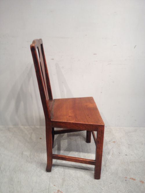 SET OF SIX GEORGIAN ELM DINING CHAIRS - ADDITIONAL PHOTO 2