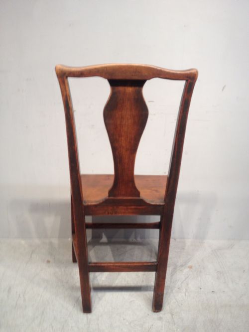 SET OF SIX GEORGIAN ELM DINING CHAIRS - ADDITIONAL PHOTO 3