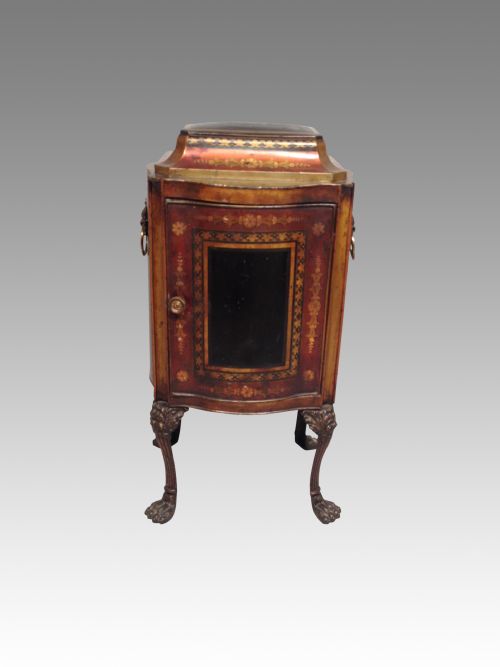 REGENCY PONTYPOOL JAPANNED PLATE WARMER - ADDITIONAL PHOTO 1