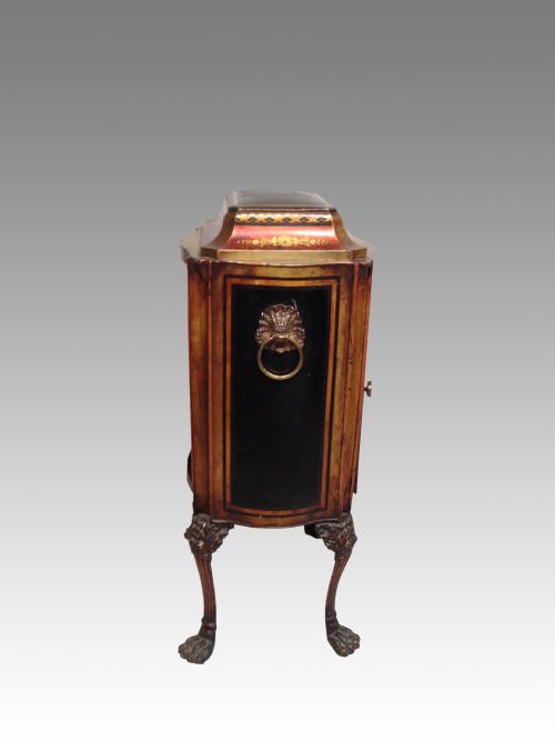 REGENCY PONTYPOOL JAPANNED PLATE WARMER - ADDITIONAL PHOTO 2