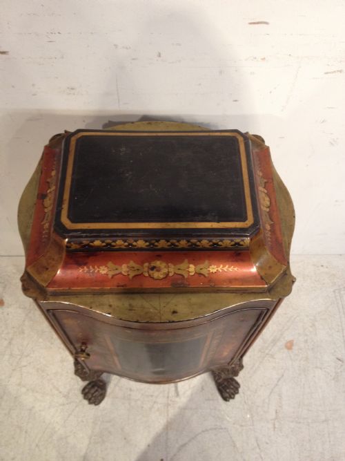 REGENCY PONTYPOOL JAPANNED PLATE WARMER - ADDITIONAL PHOTO 5