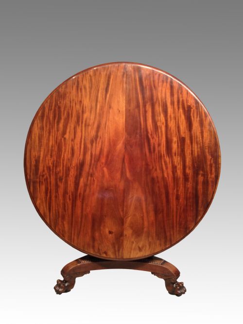 regency mahogany centredining table - CATEGORY: ANTIQUE TABLES - DATED REGENCY