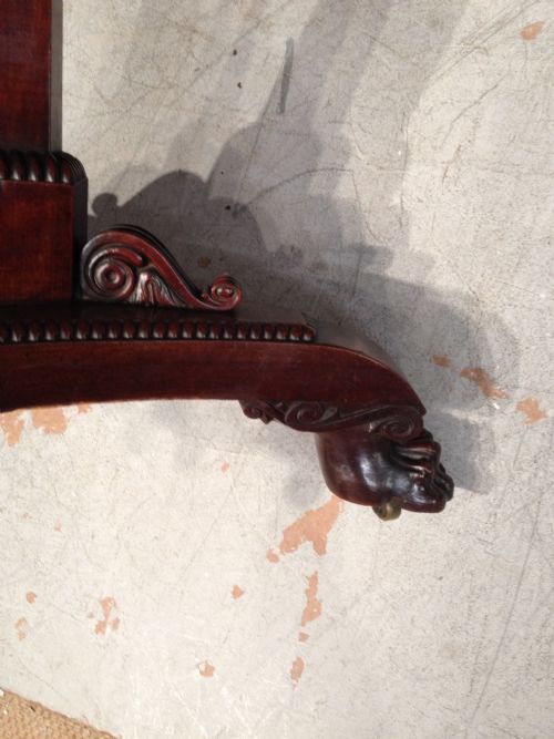 REGENCY MAHOGANY CENTREDINING TABLE - ADDITIONAL PHOTO 3