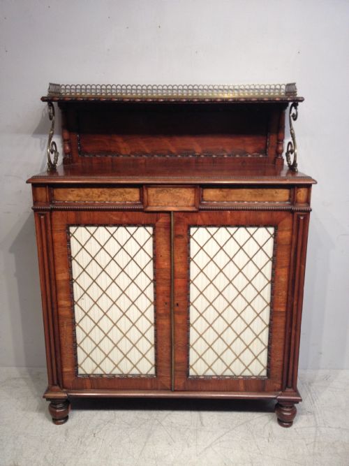 REGENCY ROSEWOOD CHIFFONIER - ADDITIONAL PHOTO 2