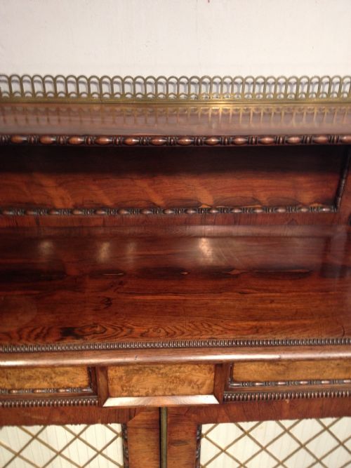 REGENCY ROSEWOOD CHIFFONIER - ADDITIONAL PHOTO 5