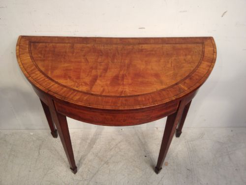 SHERATON SATINWOOD CARD TABLE - ADDITIONAL PHOTO 1