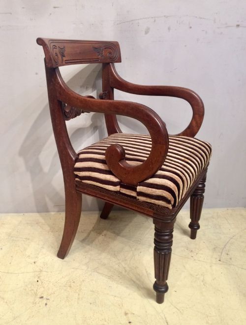 georgian mahogany child's chair - CATEGORY: ANTIQUE CHAIRS - DATED GEORGIAN