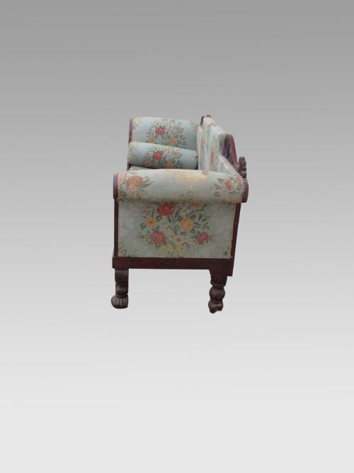 WILLIAM IV IRISH MAHOGANY SETTEE - ADDITIONAL PHOTO 3