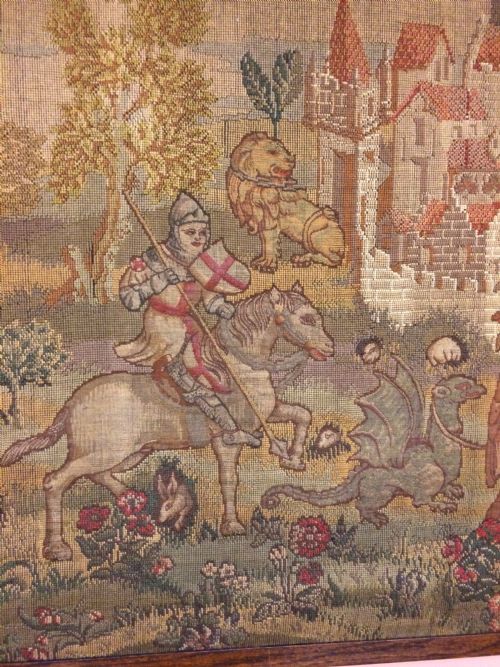 19TH CENTURY TAPESTRY PANEL - ADDITIONAL PHOTO 1