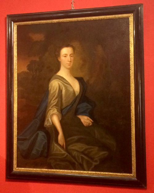 geo ii portrait of a lady possibly by charles jervas - CATEGORY: ANTIQUE ART - DATED 18TH CENTURY