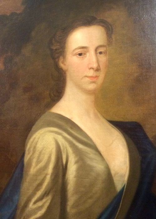GEO II PORTRAIT OF A LADY POSSIBLY BY CHARLES JERVAS - ADDITIONAL PHOTO 1