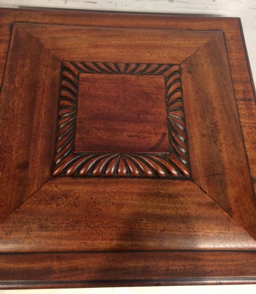 IRISH REGENCY MAHOGANY PEDESTAL CELLARETTE - ADDITIONAL PHOTO 2