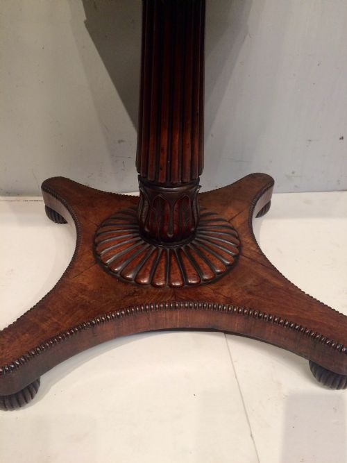 IRISH REGENCY MAHOGANY PEDESTAL CELLARETTE - ADDITIONAL PHOTO 3