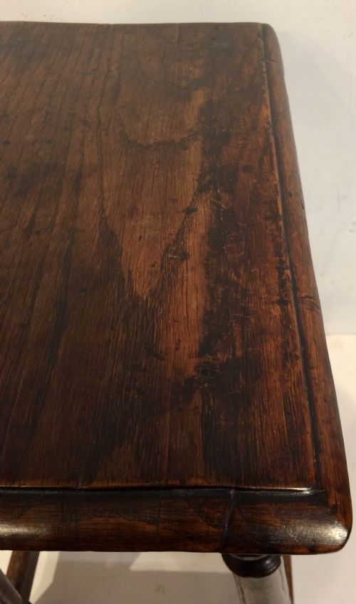 CHARLES II OAK JOINT STOOL - ADDITIONAL PHOTO 4