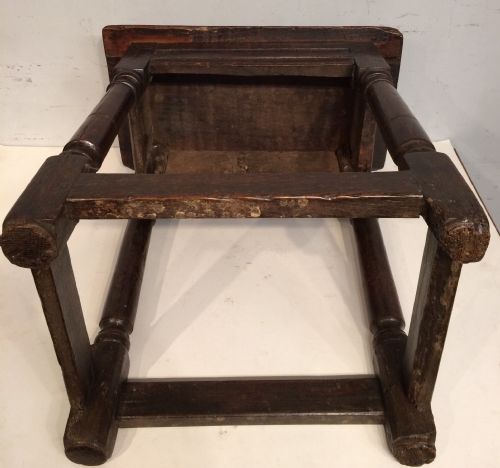 CHARLES II OAK JOINT STOOL - ADDITIONAL PHOTO 5