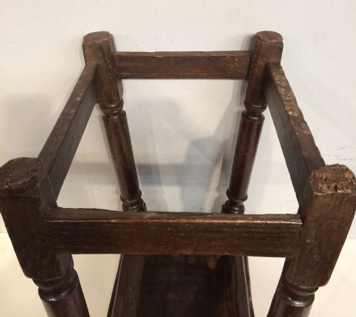 CHARLES II OAK JOINT STOOL - ADDITIONAL PHOTO 8