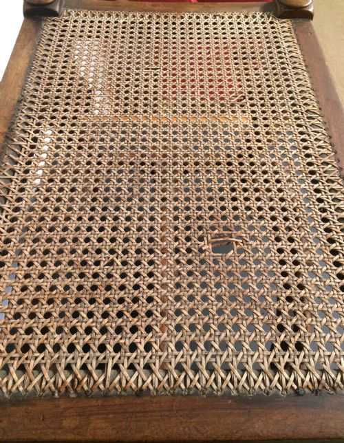 19TH CENTURY WALNUT CABRIOLE LEG STOOL IN THE CAROLEAN STYLE - ADDITIONAL PHOTO 5