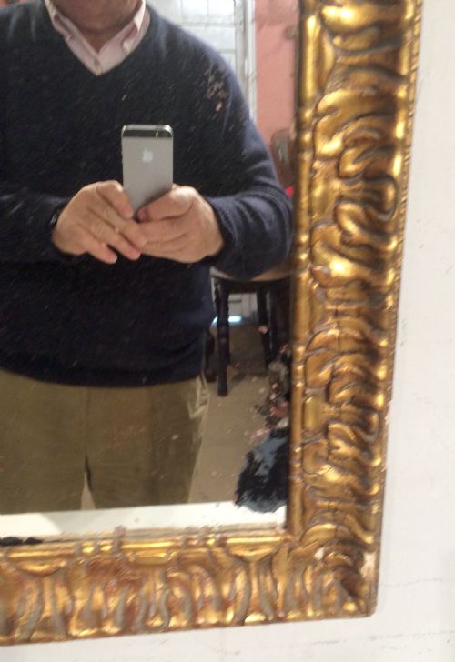 A DECORATIVE 19TH CENTURY CARVED GILTWOOD PIER MIRROR - ADDITIONAL PHOTO 6