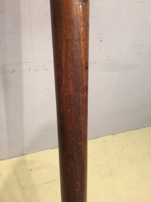 LARGE 19TH CENTURY MAHOGANY CURTAIN POLE - ADDITIONAL PHOTO 3