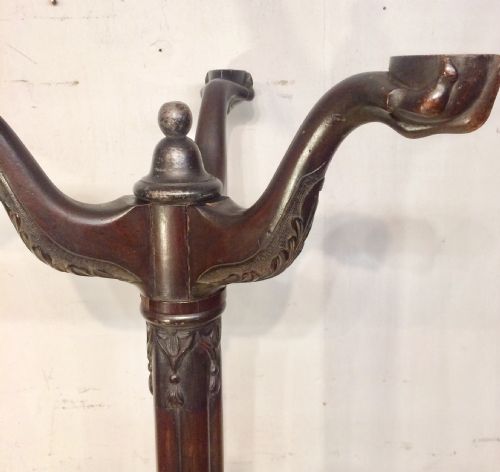 19TH CENTURY GEORGIAN STYLE MAHOGANY TORCHERE - ADDITIONAL PHOTO 2