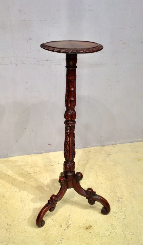 william iv oak pedestal - CATEGORY: ANTIQUE MISCELLANEOUS - DATED 19TH CENTURY
