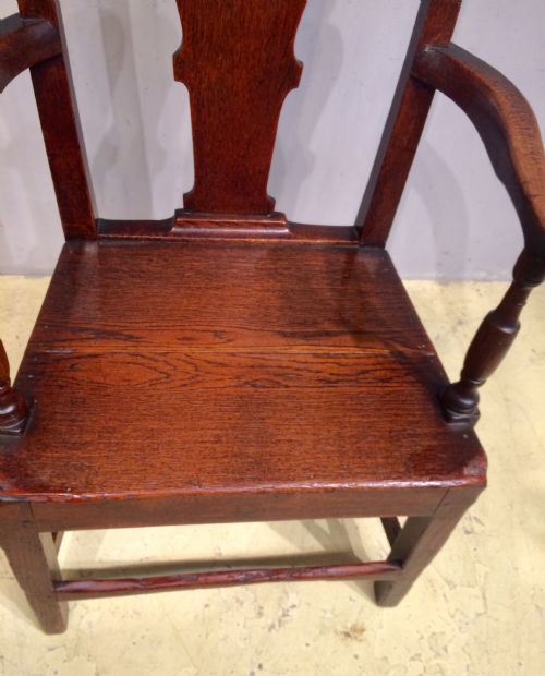 18TH CENTURY WELSH COUNTRY OAK ARMCHAIR - ADDITIONAL PHOTO 2