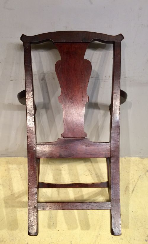 18TH CENTURY WELSH COUNTRY OAK ARMCHAIR - ADDITIONAL PHOTO 4