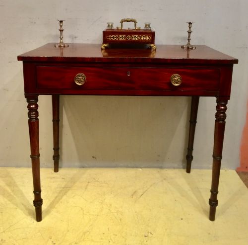 georgian mahogany writing table - CATEGORY: ANTIQUE TABLES - DATED GEORGIAN