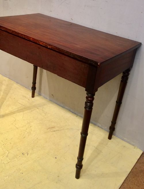 GEORGIAN MAHOGANY WRITING TABLE - ADDITIONAL PHOTO 6