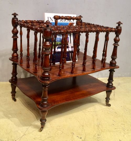 william iv mahogany canterbury - CATEGORY: ANTIQUE FURNITURE - DATED 19TH CENTURY