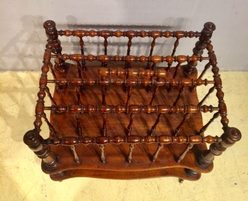 WILLIAM IV MAHOGANY CANTERBURY - ADDITIONAL PHOTO 2