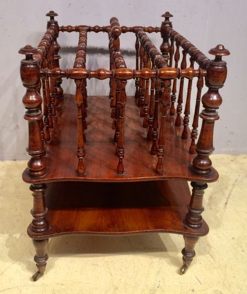 WILLIAM IV MAHOGANY CANTERBURY - ADDITIONAL PHOTO 3