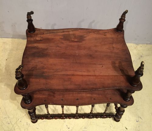 WILLIAM IV MAHOGANY CANTERBURY - ADDITIONAL PHOTO 4