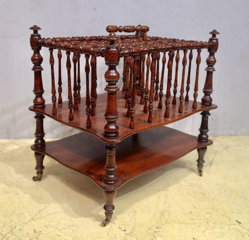 WILLIAM IV MAHOGANY CANTERBURY - ADDITIONAL PHOTO 5