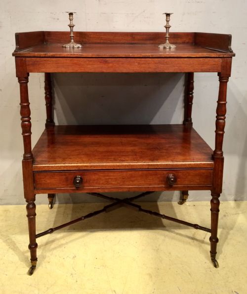 GEORGIAN MAHOGANY TWOTIER BUFFET - ADDITIONAL PHOTO 1