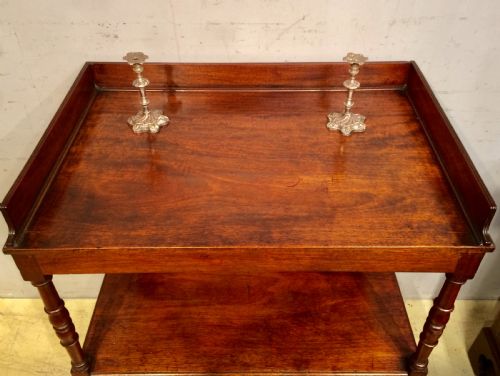 GEORGIAN MAHOGANY TWOTIER BUFFET - ADDITIONAL PHOTO 2