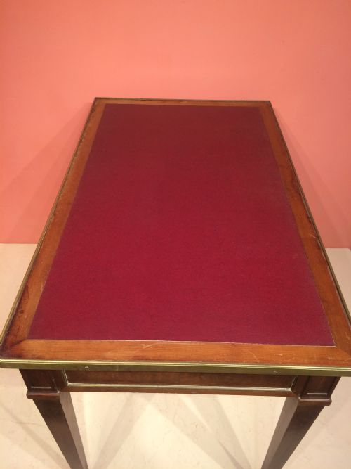 19TH CENTURY FRENCH MAHOGANY WRITING TABLE - ADDITIONAL PHOTO 8