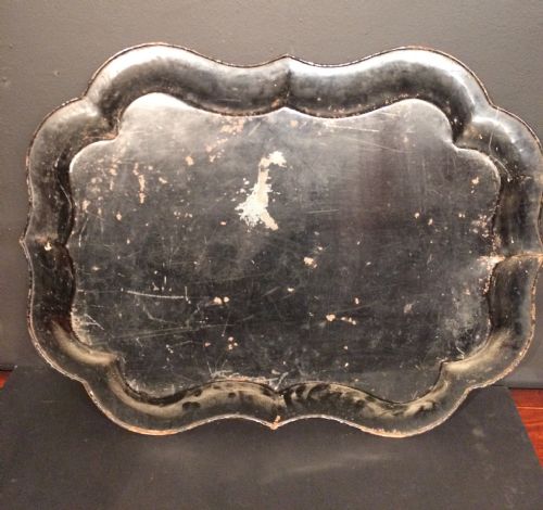 VICTORIAN PAINTED TIN TRAY - ADDITIONAL PHOTO 5