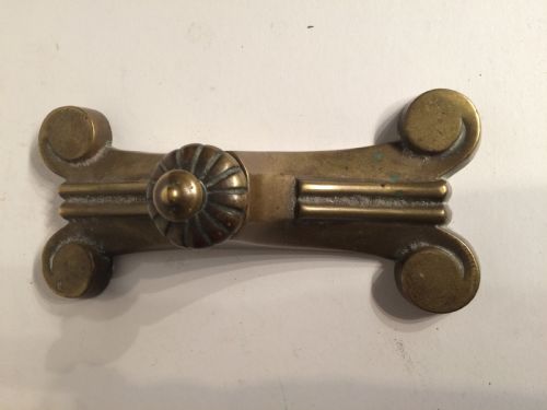 PAIR OF VICTORIAN BRASS DOORSTOPS - ADDITIONAL PHOTO 1