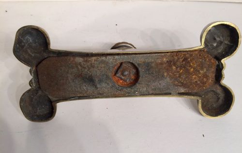 PAIR OF VICTORIAN BRASS DOORSTOPS - ADDITIONAL PHOTO 2