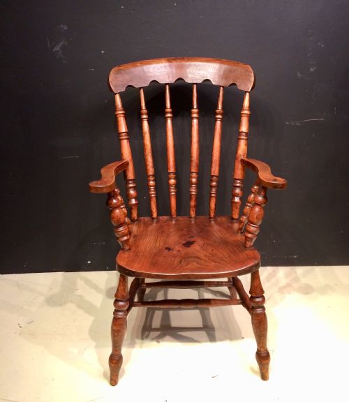 large ash and elm country armchair - CATEGORY: ANTIQUE CHAIRS - DATED 19TH CENTURY