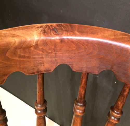 LARGE ASH AND ELM COUNTRY ARMCHAIR - ADDITIONAL PHOTO 3